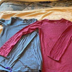 Women’s long sleeve tops (two)